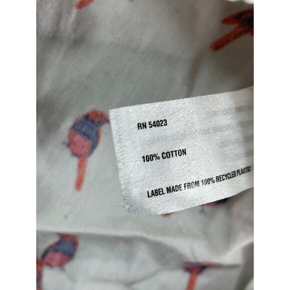 Gap Womens Blouse Medium White Long Sleeve Lightweight Business Fitted Boyfriend - Picture 7 of 8